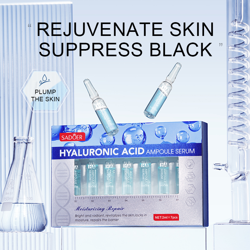 Hyaluronic Acid Facial Serum - เอสเซนส์แอมพูลกรดไฮยาลูโรนิก ให้ความชุ่มชื้นอย่างล้ำลึก ลดเลือนริ้วรอยและเส้นริ้วเล็ก บำรุงผิวให้แข็งแรง