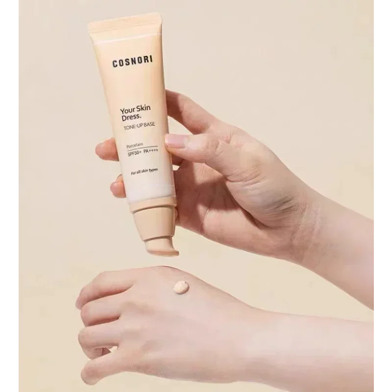 Spf 50 Waterproof Sunscreen - โคเรีย คอสโนริ ยัวร์ สกิน เดรส โทนอัพ
