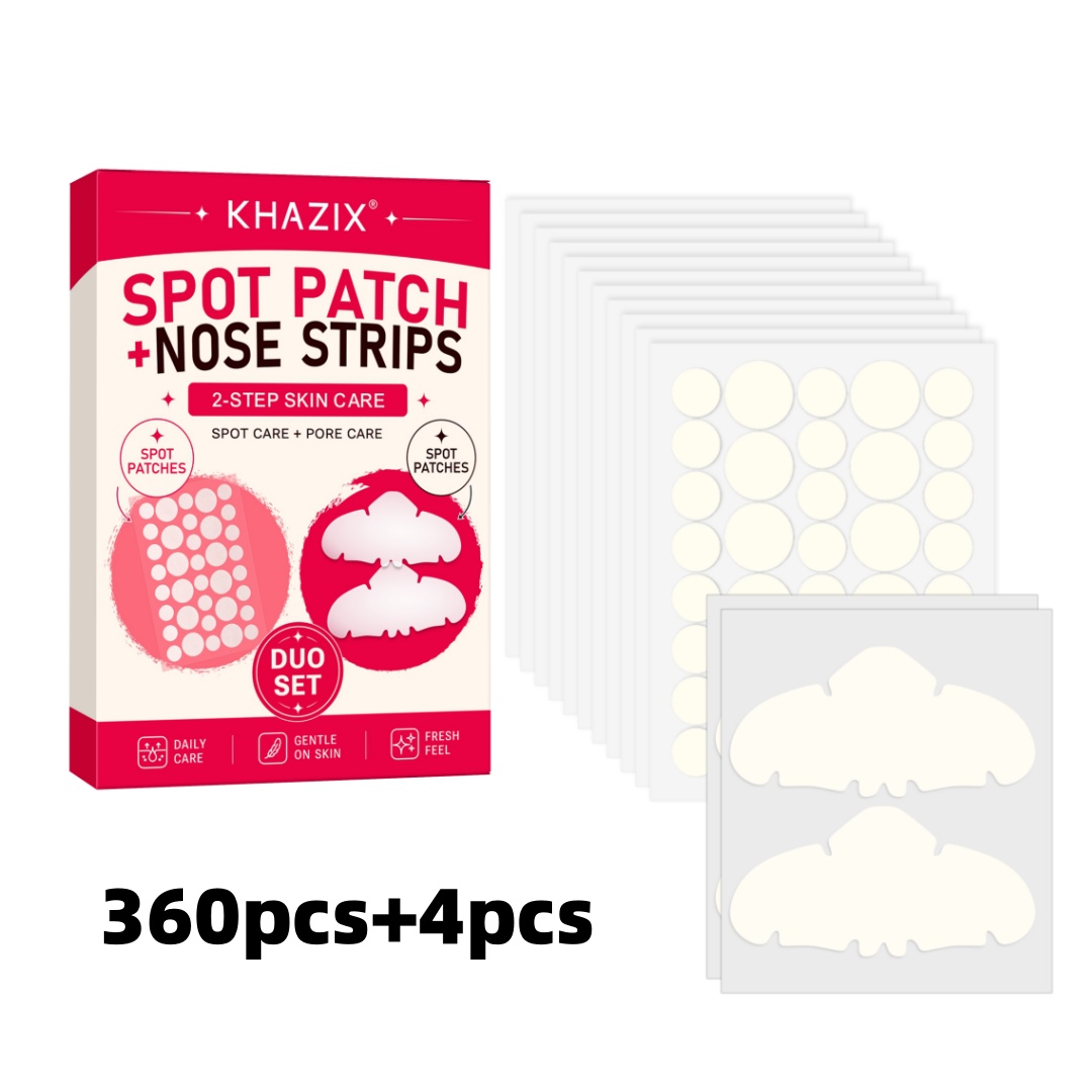Hydrocolloid Pimple Patch - แผ่นแปะสิวไฮโดรคอลลอยด์ 364 ชิ้น, สติ๊กเกอร์ปิดสิวไฮโดรคอลลอยด์, ปิดสิวและรอยตำหนิ, สติ๊กเกอร์สำหรับกลางคืนสำหรับผิวหน้า