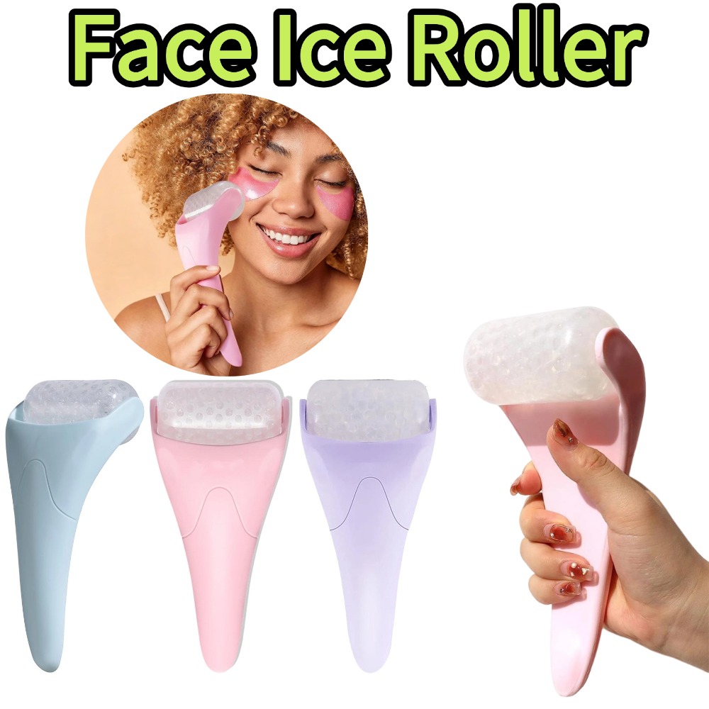 Face Ice Roller Puffiness - ลูกกลิ้งน้ำแข็งสำหรับนวดหน้า ช่วยลดอาการบวมรอบดวงตา ยกกระชับผิวหน้า พร้อมประคบเย็นเพื่อการดูแลผิว