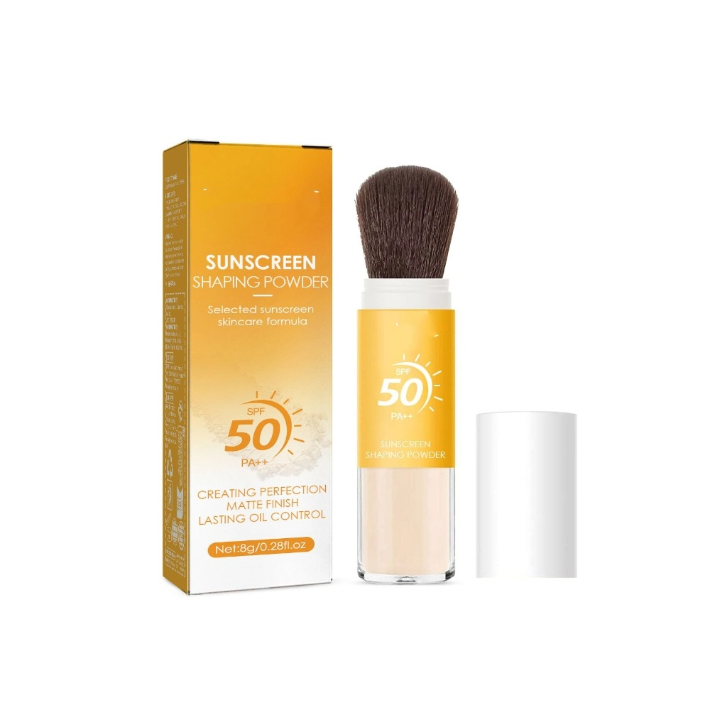 Spf 50 Waterproof Sunscreen - แป้งกันแดดเนื้อแมทท์ ติดทนนาน กันน้ำ SPF 50 ควบคุมความมัน