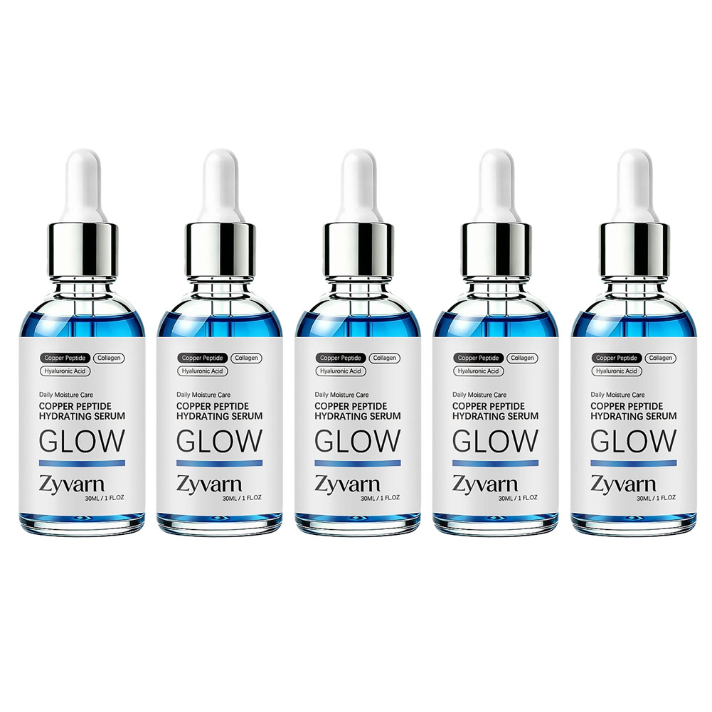 Hyaluronic Acid Facial Serum - 1/2/3/5 ชิ้น เซรั่มคอปเปอร์เปปไทด์ GHK-Cu สำหรับยกกระชับผิวหน้า เสริมเกราะป้องกันผิว