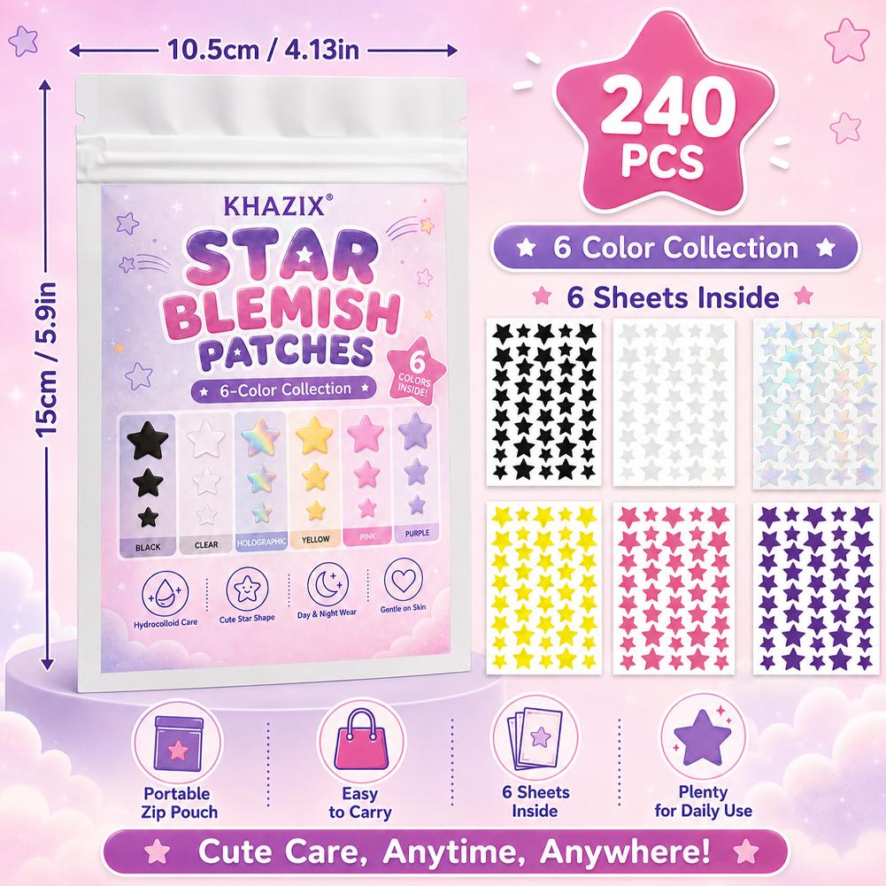 แผ่นปิดสิวรูปดาว 240 ชิ้น สำหร - Hydrocolloid Pimple Patch บทวิจารณ์และราคา