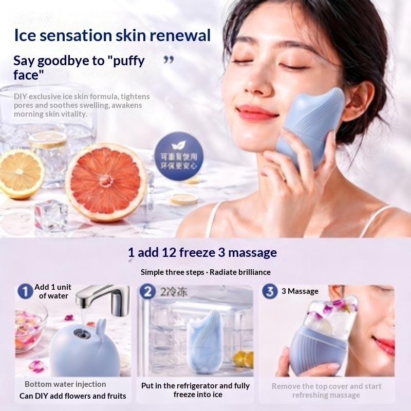 {+} ลูกกลิ้งน้ำแข็งสำหรับใบหน้ - Face Ice Roller Puffiness บทวิจารณ์และราคา