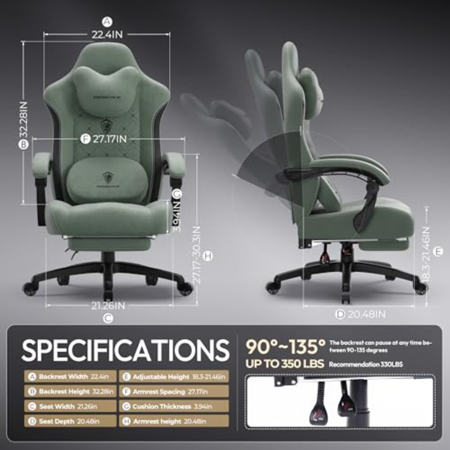 เก้าอี้เกมมิ่งสำหรับผู้ใหญ่ พร - Massage บทวิจารณ์และราคา
