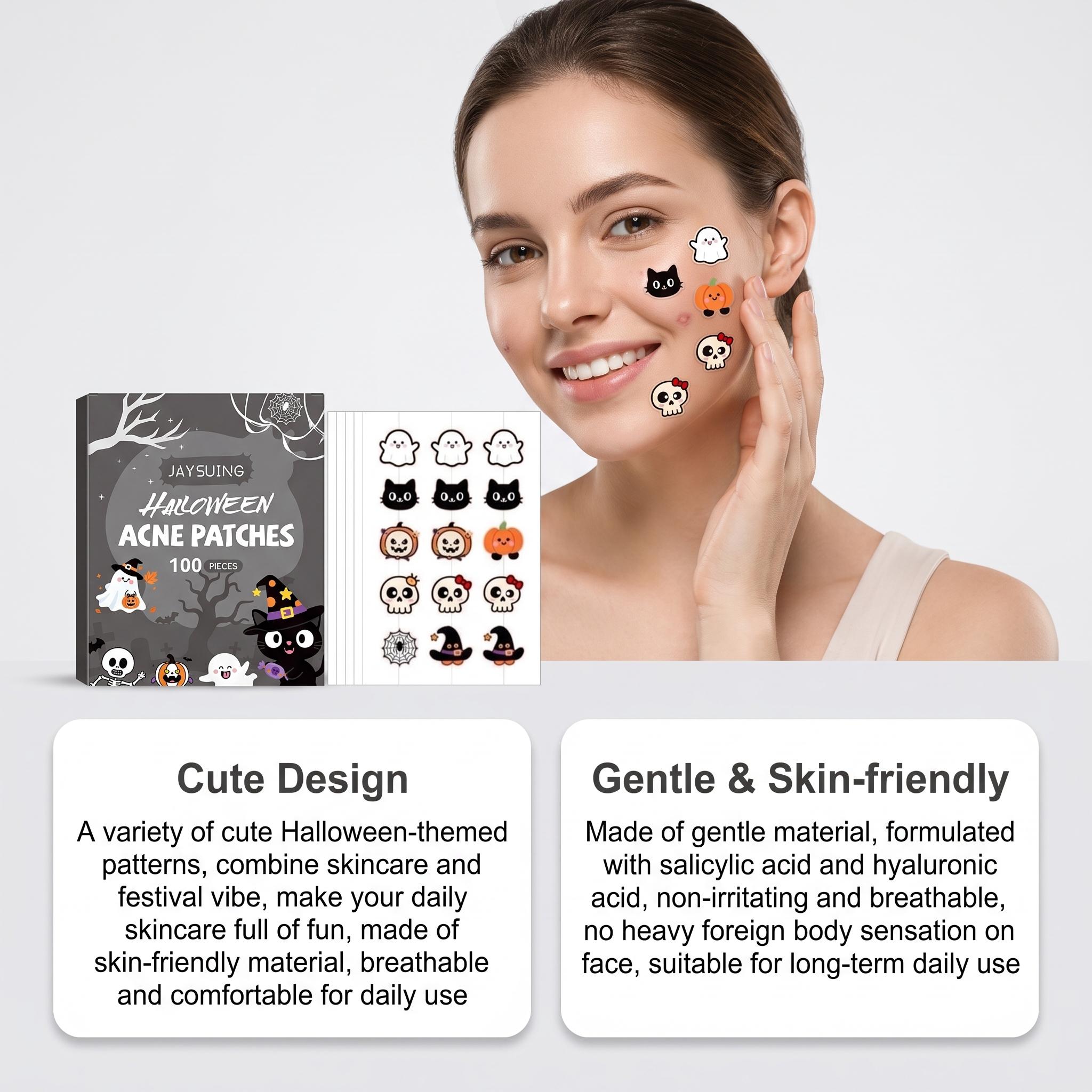 แผ่นแปะสิวสำหรับฮาโลวีน กรดซาล - Hydrocolloid Pimple Patch บทวิจารณ์และราคา