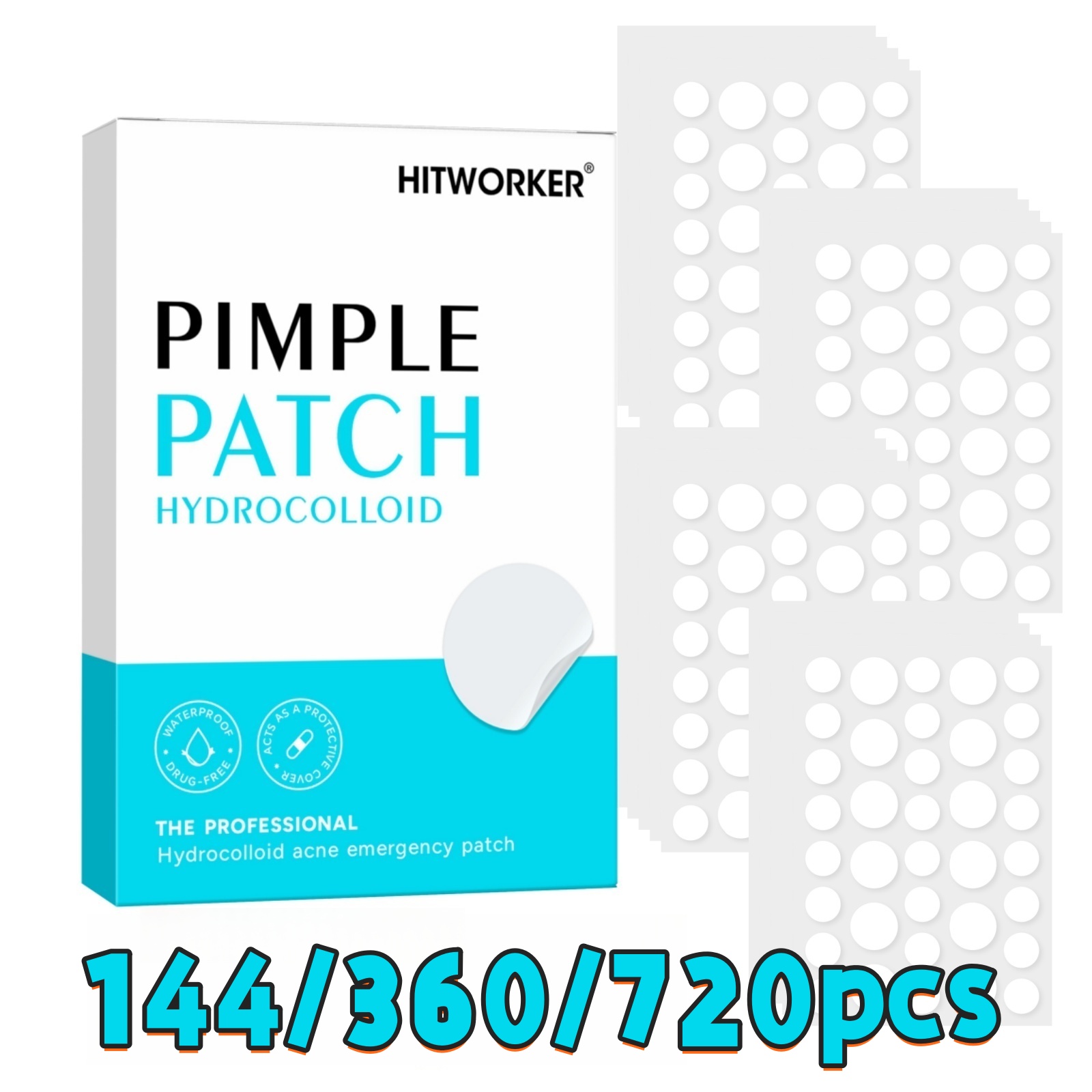 แผ่นแปะสิวไฮโดรคอลลอยด์ 144/36 - Hydrocolloid Pimple Patch บทวิจารณ์และราคา