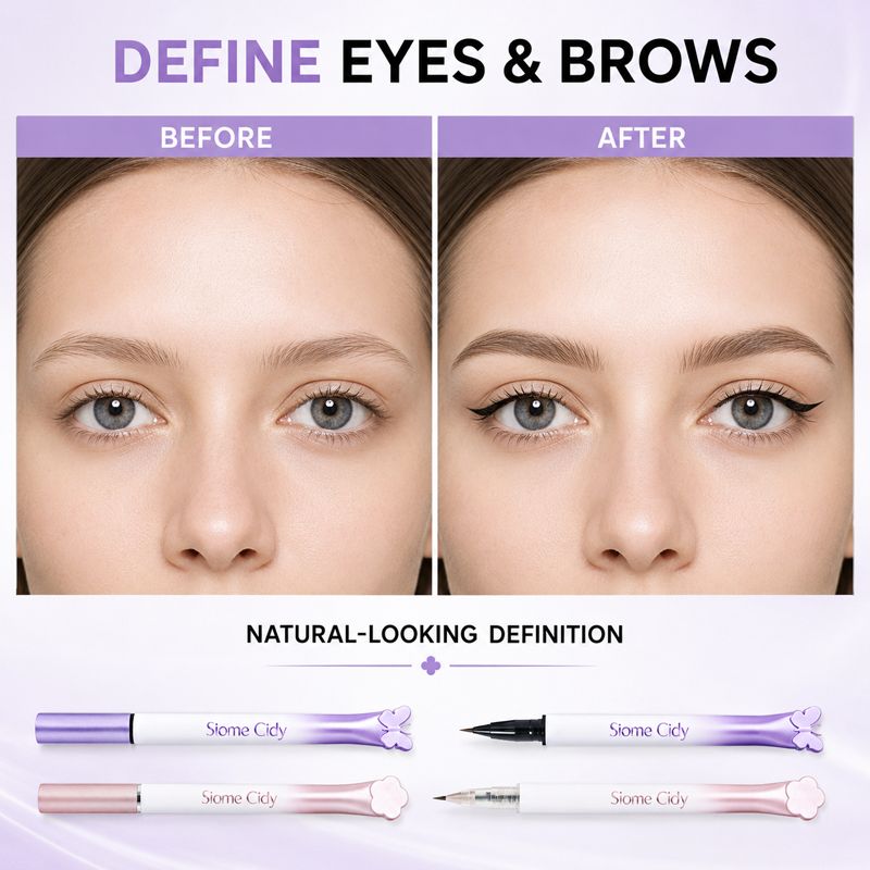 Siome Cidy ชุดอายไลเนอร์แบบน้ำ - Waterproof Liquid Eyeliner Pen บทวิจารณ์และราคา