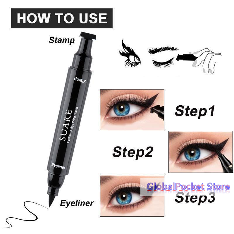 [TG823] ดินสอเขียนขอบตาสีดำแบบ - Waterproof Liquid Eyeliner Pen บทวิจารณ์และราคา