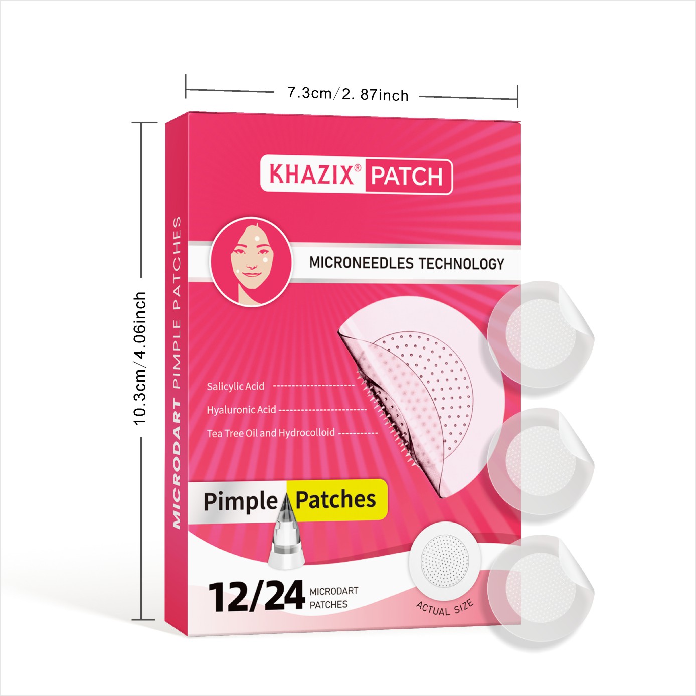 แผ่นปิดสิว 22 ชิ้น ป้องกันสิว  - Hydrocolloid Pimple Patch บทวิจารณ์และราคา
