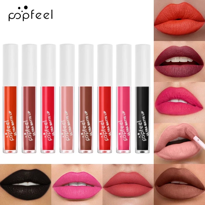 ลิปสติกเนื้อแมทสีดำพังก์ กันน้ - Matte Velvet Lip Tint Long Lasting บทวิจารณ์และราคา